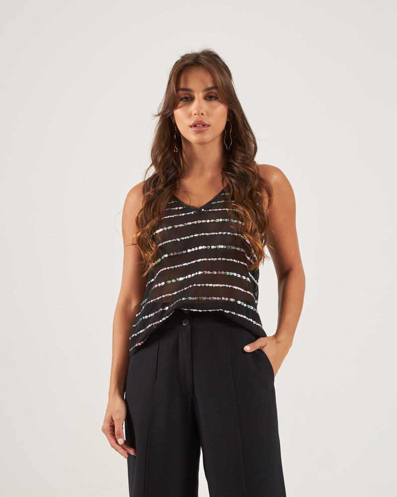 Blusa de Paetês Joyce